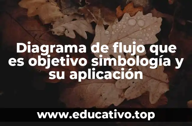 Diagrama de flujo que es objetivo simbología y su aplicación