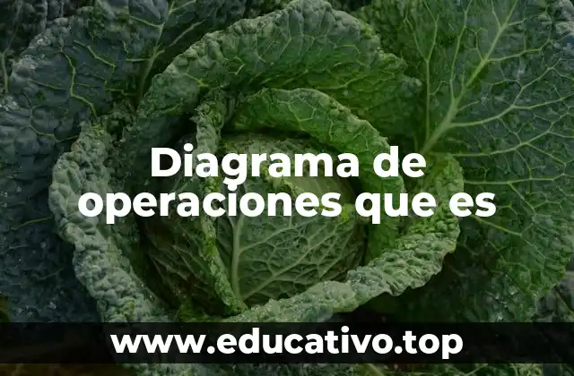 Diagrama de operaciones que es