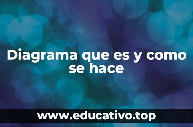 Diagrama que es y como se hace
