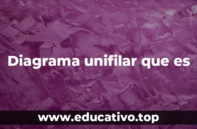 Diagrama unifilar que es