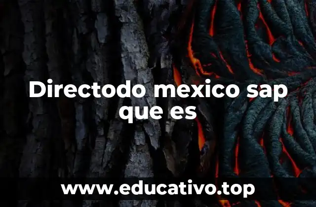 Directodo mexico sap que es