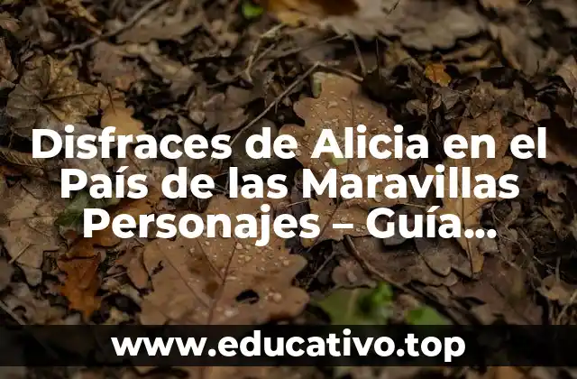 Disfraces de Alicia en el País de las Maravillas Personajes – Guía Completa