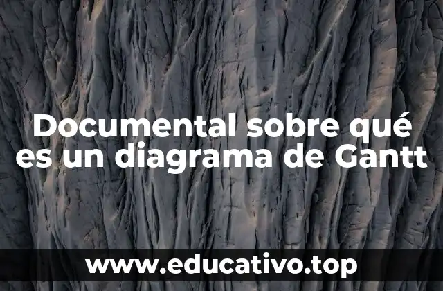 Documental sobre qué es un diagrama de Gantt