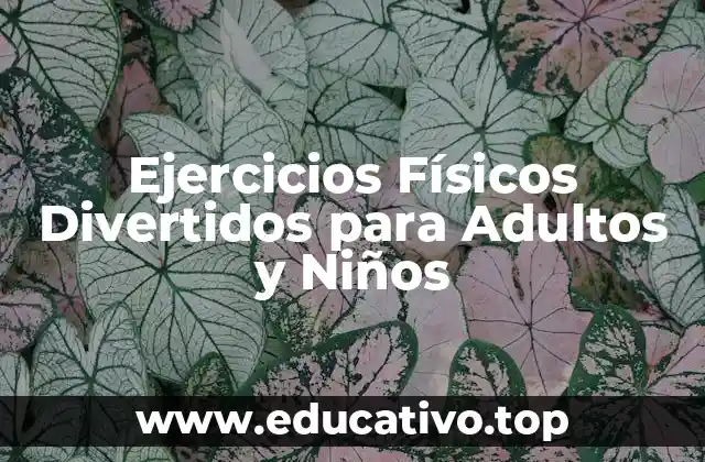 Ejercicios Físicos Divertidos para Adultos y Niños