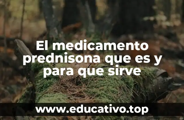 El medicamento prednisona que es y para que sirve