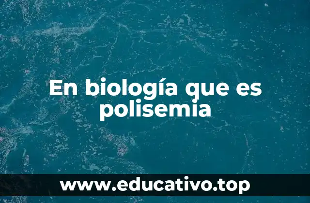 En biología que es polisemia
