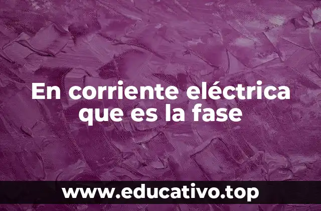 Fases en sistemas de distribución eléctrica
