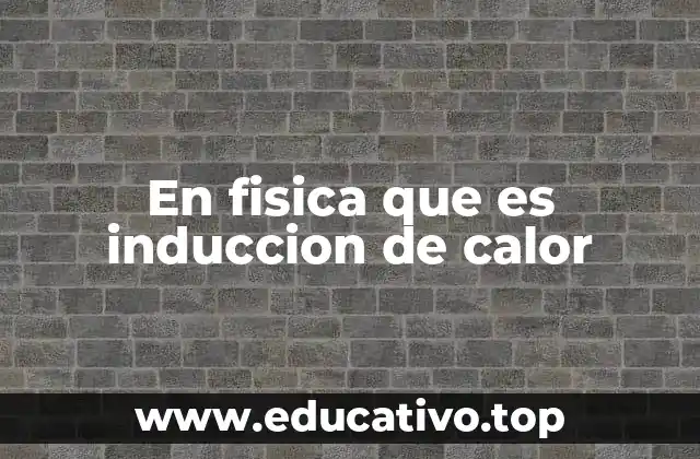 En fisica que es induccion de calor