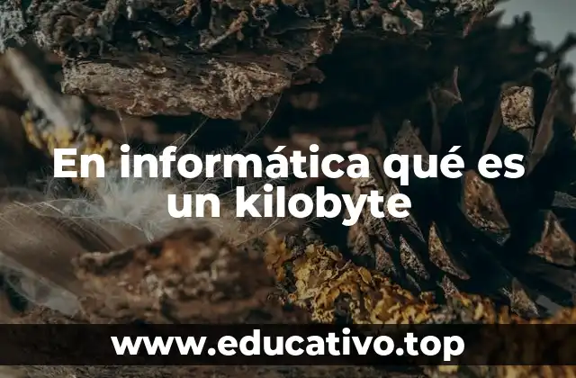 En informática qué es un kilobyte