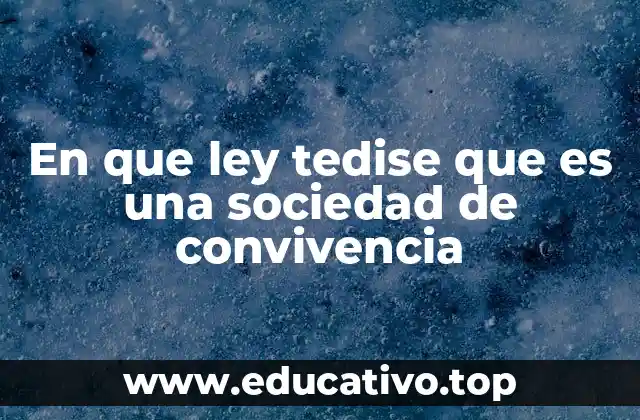 El marco legal para la convivencia social en Colombia