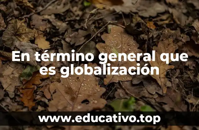 El impacto de la globalización en la economía mundial