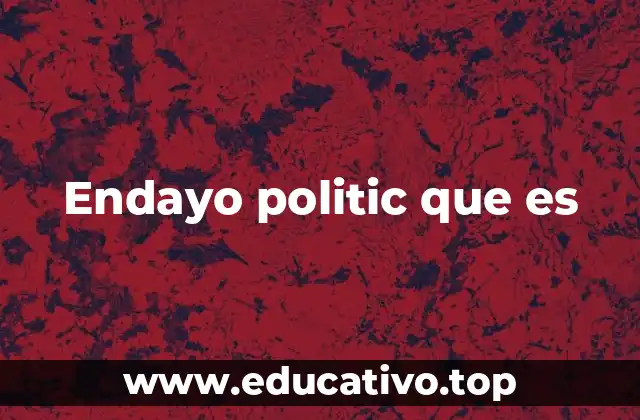 Endayo politic que es