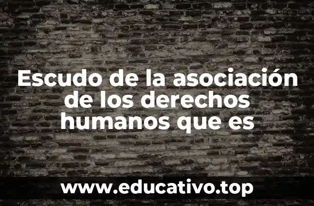 Escudo de la asociación de los derechos humanos que es