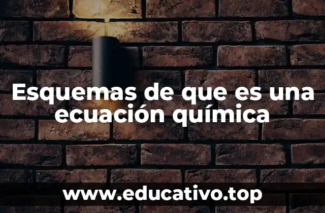 Esquemas de que es una ecuación química