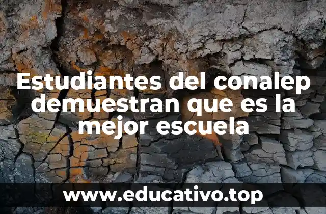 Estudiantes del conalep demuestran que es la mejor escuela