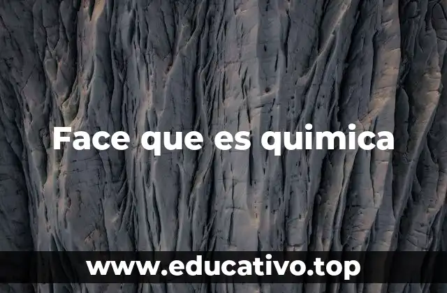 Face que es quimica