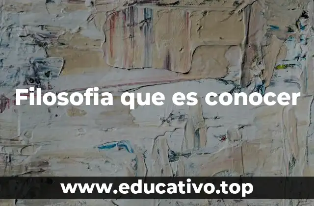 La filosofía como herramienta para entender la realidad