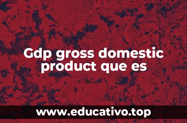 El papel del GDP en la toma de decisiones políticas