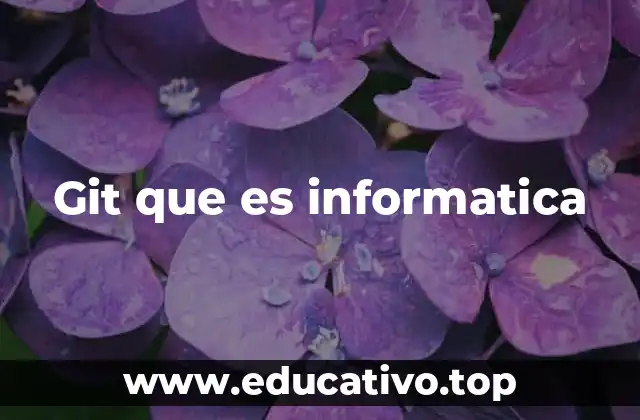 Git que es informatica