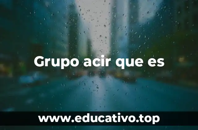 El enfoque multidisciplinario del grupo ACIR