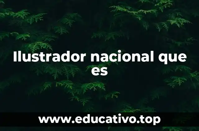 Ilustrador nacional que es
