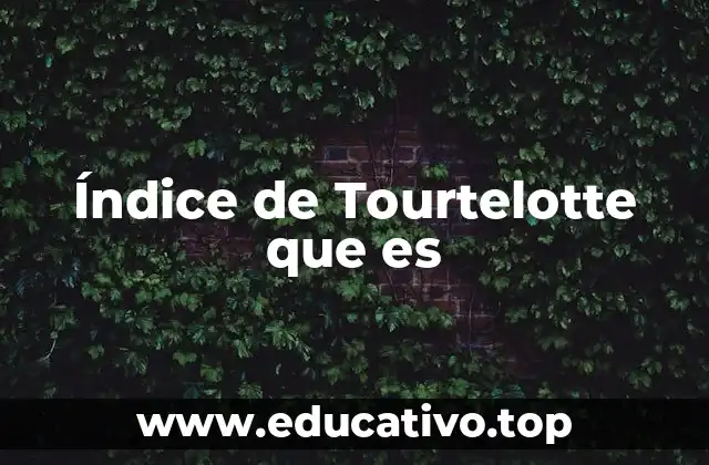 Índice de Tourtelotte que es