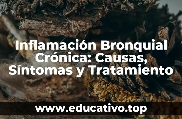 Inflamación Bronquial Crónica: Causas, Síntomas y Tratamiento