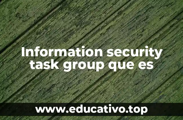 Information security task group que es