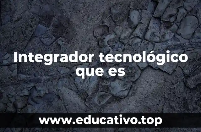 Integrador tecnológico que es