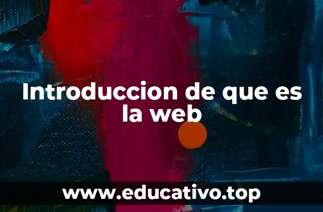 Introduccion de que es la web