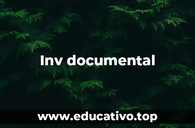 Inv documental