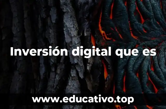 Inversión digital que es