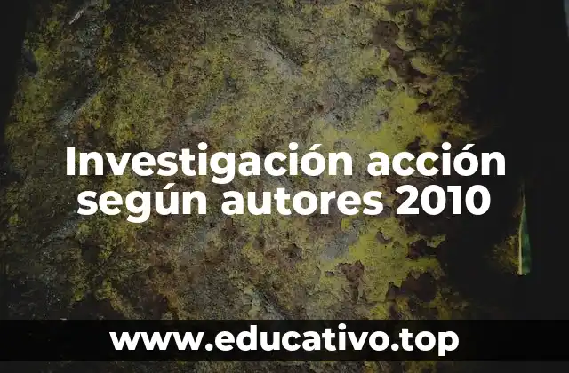 Investigación acción según autores 2010