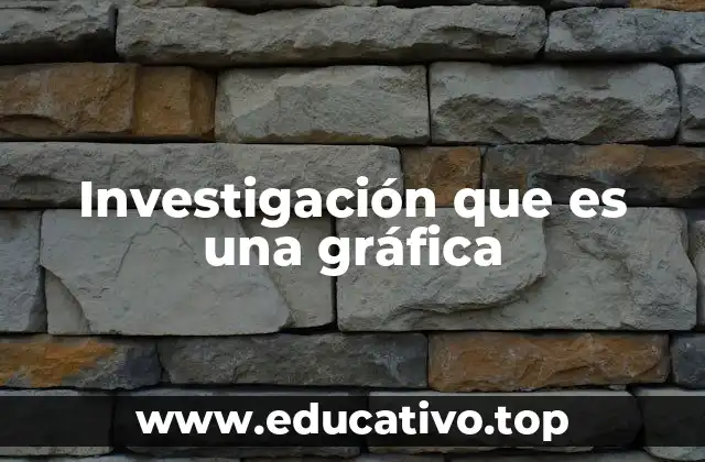 Investigación que es una gráfica