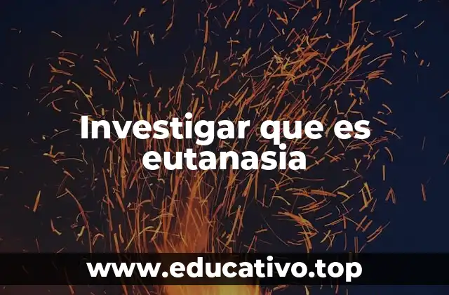 El dilema moral detrás de la eutanasia