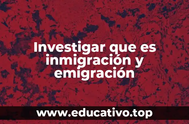 El impacto económico y social del movimiento poblacional