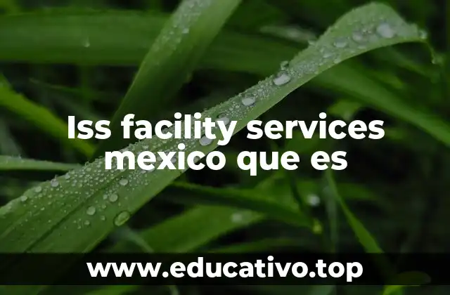 Iss facility services mexico que es