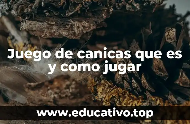 Juego de canicas que es y como jugar