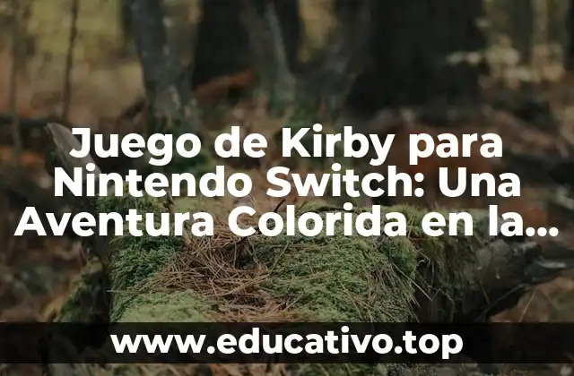 Juego de Kirby para Nintendo Switch: Una Aventura Colorida en la Consola Hybrid