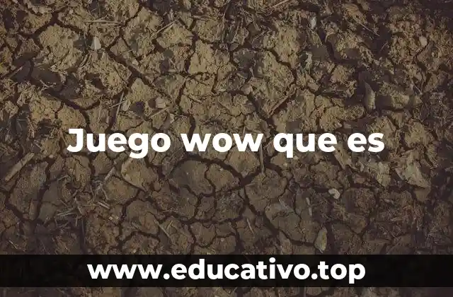 Juego wow que es