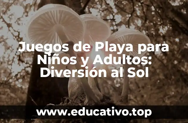 Juegos de Playa para Niños y Adultos: Diversión al Sol
