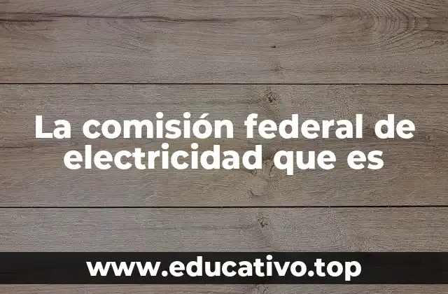 El papel de la CFE en el desarrollo económico de México