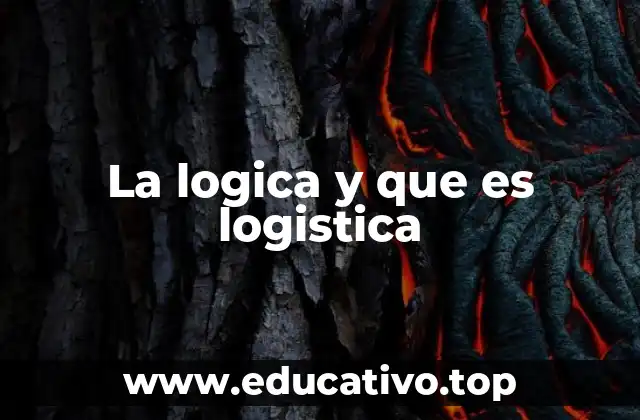 La logica y que es logistica
