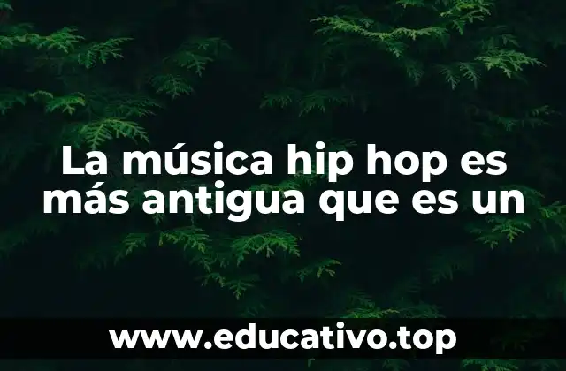 El nacimiento del hip hop como respuesta a un contexto social