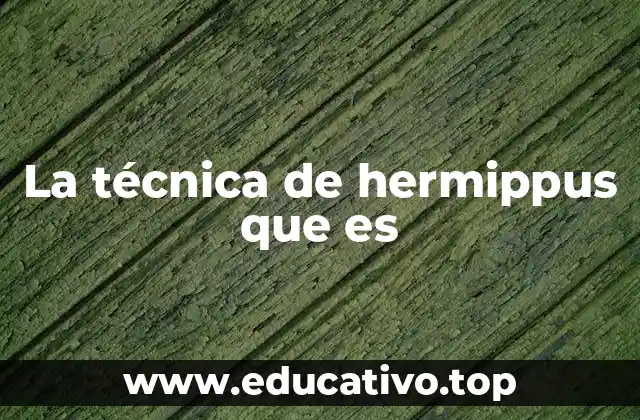 La técnica de hermippus que es