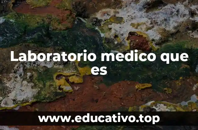 Laboratorio medico que es