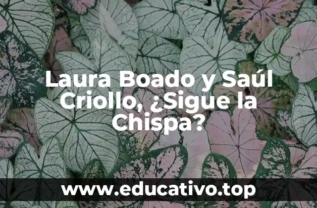 Laura Boado y Saúl Criollo, ¿Sigue la Chispa?