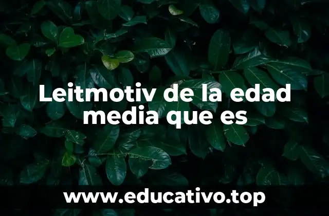 El uso de motivos en la música medieval