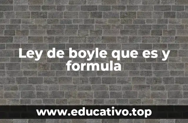La importancia de la relación presión-volumen en los gases