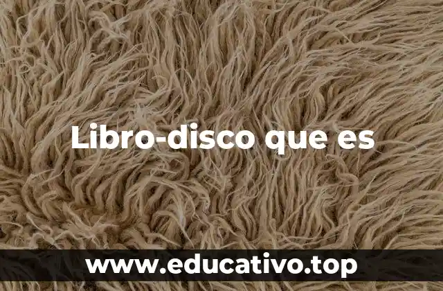 Libro-disco que es